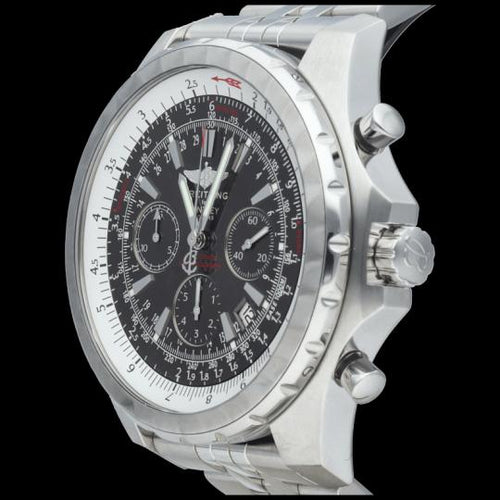 Montre Breitling Bentley Motors T - Montre chronographe GMT en acier 58 Facettes MT47249