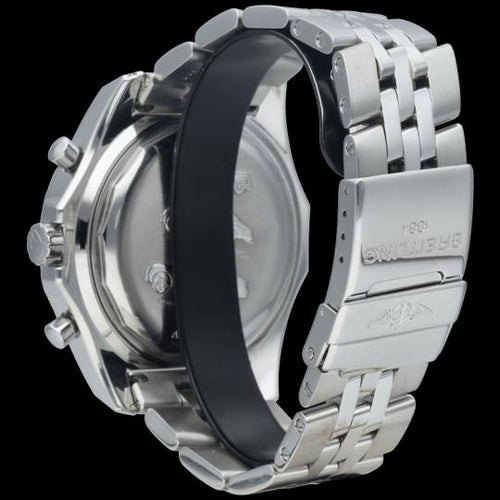 Montre Breitling Bentley Motors T - Montre chronographe GMT en acier 58 Facettes MT47249