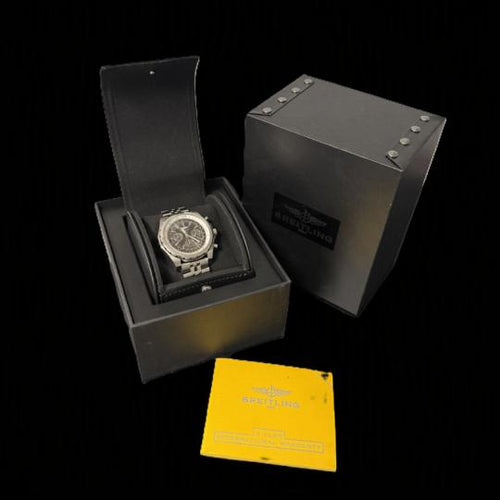 Montre Breitling Bentley Motors T - Montre chronographe GMT en acier 58 Facettes MT47249