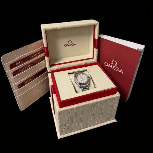 Montre Omega Seamaster Aqua Terra - Montre femme en acier et diamants 58 Facettes MT47143