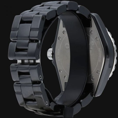 Montre Chanel J-12 - Montre 38 mm en céramique et diamants 58 Facettes MT45941