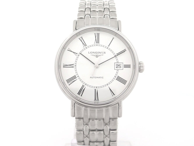 Montre Longines Présence - Montre 39 mm en acier automatique 58 Facettes 275809