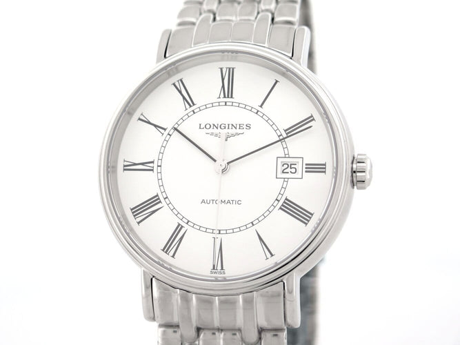 Montre Longines Présence - Montre 39 mm en acier automatique 58 Facettes 275809