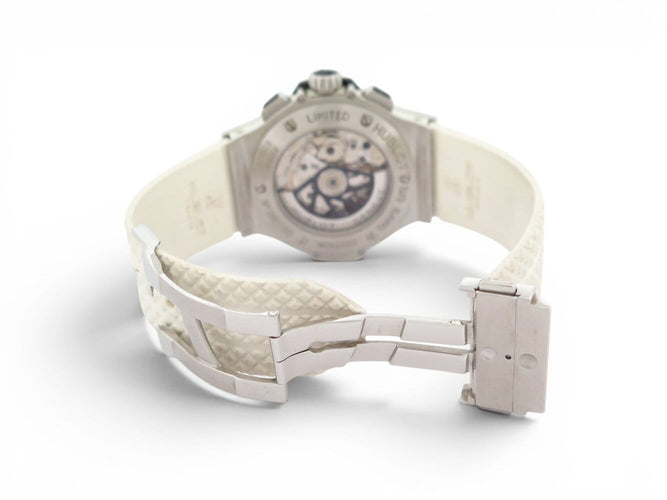 Montre Hublot Big Bang - Montre chronographe en acier et céramique 58 Facettes 275470