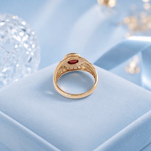 Bague 52.5 Bague en or 18 carats, rubis et diamants 58 Facettes 1788