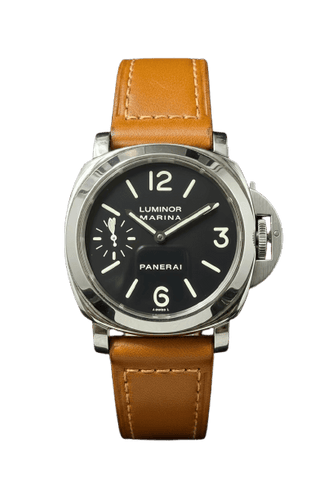 Montre Panerai Luminor Marina - Montre PAM00001 en acier avec certificat COSC 58 Facettes