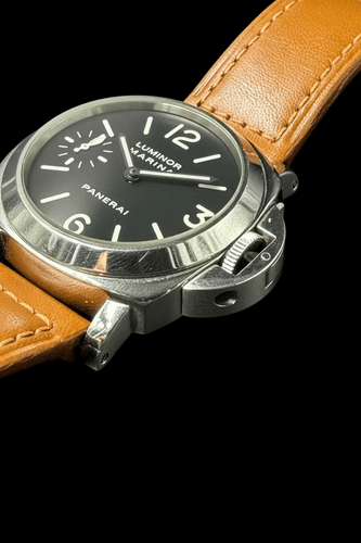 Montre Panerai Luminor Marina - Montre PAM00001 en acier avec certificat COSC 58 Facettes