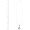 Collier Vieri - Collier en or blanc avec améthyste et diamants 58 Facettes 37363