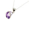Collier Vieri - Collier en or blanc avec améthyste et diamants 58 Facettes 37363