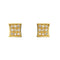 Boucles d'oreilles Boucles d'oreilles puces en or jaune et diamants 0,18 ct 58 Facettes 25539
