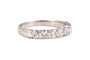 Bague contemporaine en or blanc 18 carats et diamants 58 Facettes B887