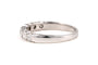 Bague 54 Bague contemporaine en or blanc 18 carats et diamants 58 Facettes B887