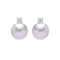 Boucles d'oreilles Underwater - Boucles d'oreilles en or blanc, perles Akoya grises et diamants 58 Facettes GER1326WG
