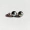 Boucles d'oreilles Underwater - Boucles d'oreilles 8 mm en or blanc et perles de Tahiti vertes 58 Facettes GER1322WG