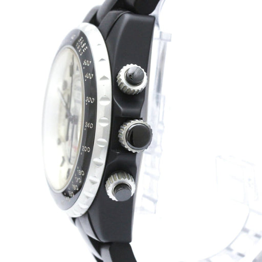 Montre Chanel J12 - Montre chronographe automatique en céramique et acier 58 Facettes ev5hj4x2z5