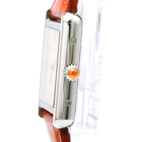 Montre Cartier Tank Solo - Montre quartz en or rose et alligator 58 Facettes cq49kyc09u