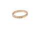 Bague 51.5 Chopard Ice Cube - Bague en or rose 18K et diamants 58 Facettes chop.all