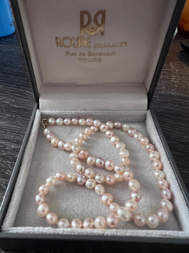 Collier Collier 77 perles de culture avec fermoir en or 750 58 Facettes 857