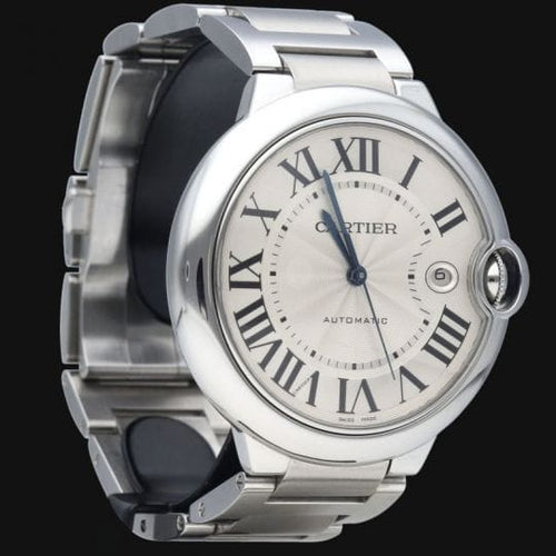 Montre Cartier Ballon Bleu - Montre 42 mm automatique en acier 58 Facettes MT45650