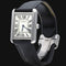 Montre Cartier Tank Solo - Montre femme en acier et cuir 58 Facettes MT47215