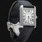 Montre Cartier Tank Solo - Montre femme en acier et cuir 58 Facettes MT47215