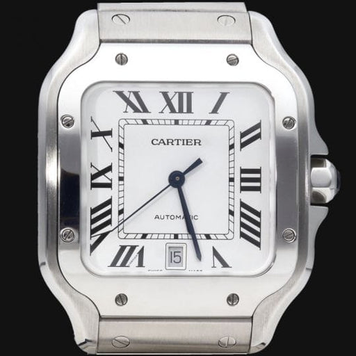 Montre Cartier Santos - Montre XL en acier 58 Facettes MT47331