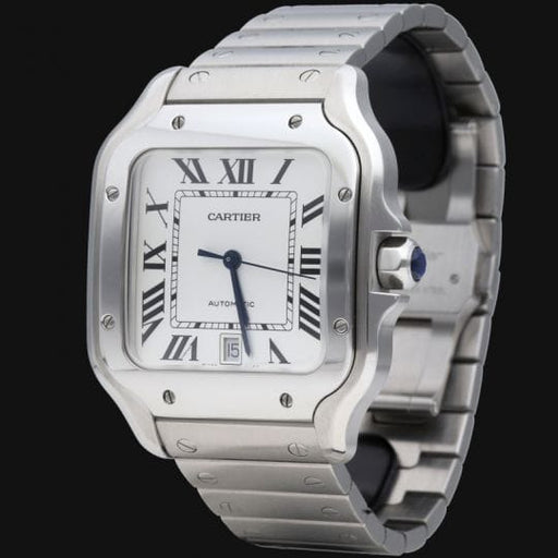 Montre Cartier Santos - Montre XL en acier 58 Facettes MT47331