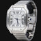 Montre Cartier Santos - Montre XL en acier 58 Facettes MT47331