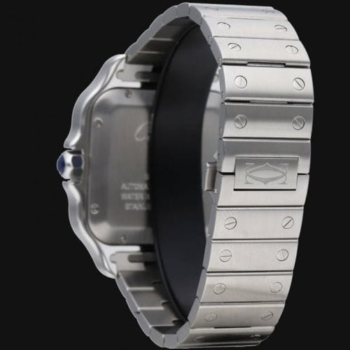 Montre Cartier Santos - Montre XL en acier 58 Facettes MT47331