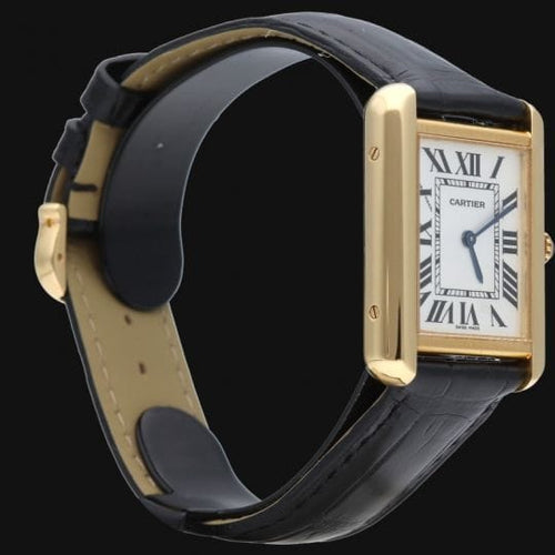Montre Cartier Tank Solo - Montre en or jaune et acier 58 Facettes MT47337