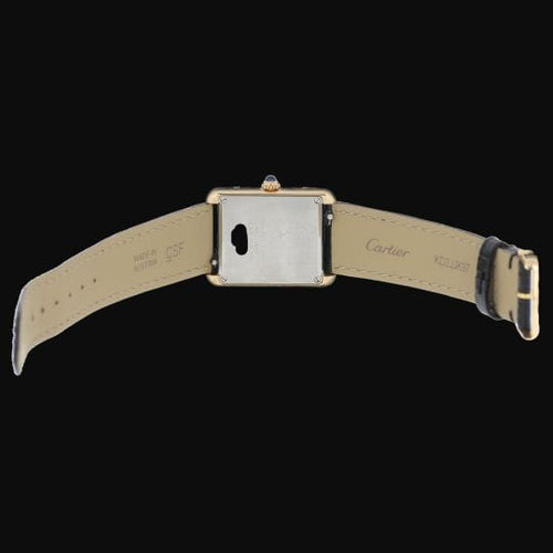 Montre Cartier Tank Solo - Montre en or jaune et acier 58 Facettes MT47337