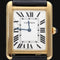 Montre Cartier Tank Solo MM - Montre en or jaune et acier 58 Facettes MT47338