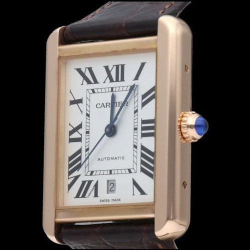 Montre Cartier Tank Solo XL - Montre en or rose 58 Facettes MT47340