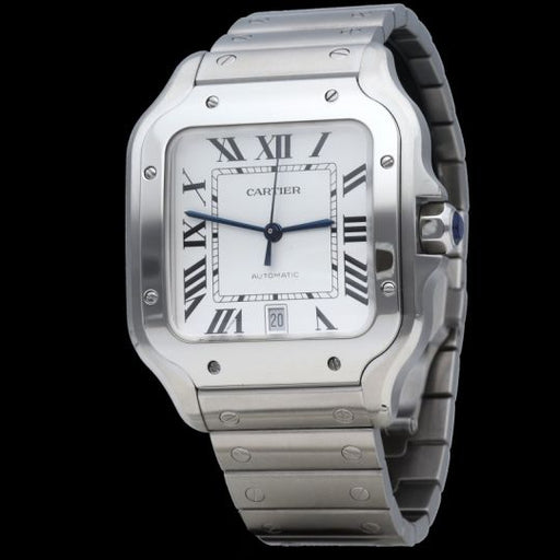 Montre Cartier Santos - Montre en acier 58 Facettes MT47343