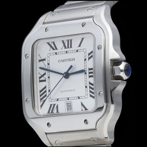 Montre Cartier Santos - Montre en acier 58 Facettes MT47343