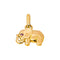 Pendentif Dodo Pomellato - Pendentif Éléphant en or jaune et rubis 58 Facettes 5788377CN