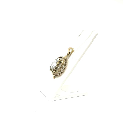 Pendentif Pendentif ancien en or jaune et diamant taille rose 58 Facettes Z15B51682