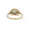 Bague 57 Art Déco - Bague solitaire en or jaune et blanc avec diamant 58 Facettes 260164R