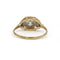 Bague 57 Art Déco - Bague solitaire en or jaune et blanc avec diamant 58 Facettes 260164R