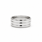 Bague 59 Bague bandeau en or blanc et diamants 58 Facettes 1.0002310/1