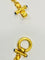 Collier Collier maille croisillons en or jaune et saphirs 58 Facettes 21170