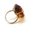 Bague 58 Bague en or 18K et citrine feu 58 Facettes M9527