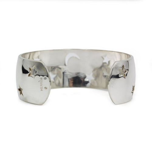 Bracelet Hermès - Bracelet manchette en argent 58 Facettes 260038SP