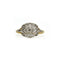 Bague 52.5 Art déco - Bague en or jaune, platine et diamant 58 Facettes 260167R