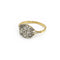 Bague 52.5 Art déco - Bague en or jaune, platine et diamant 58 Facettes 260167R