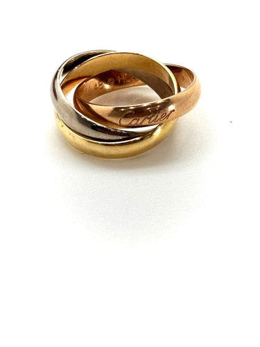 Bague 48 Cartier Trinity - Bague 3 anneaux en 3 ors 58 Facettes M9292C