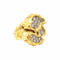 Bague 50 Bague vintage en or jaune, platine et diamants 58 Facettes 35803