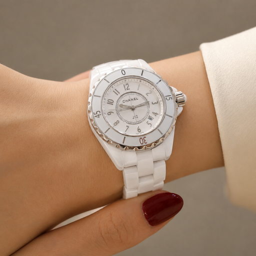 Montre Chanel J12 - Montre 33 mm en céramique blanche 58 Facettes FB11769