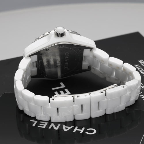 Montre Chanel J12 - Montre 33 mm en céramique blanche 58 Facettes FB11769