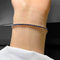 Bracelet Bracelet tennis en or 18 carats et saphirs bleus 58 Facettes GBT1280YG